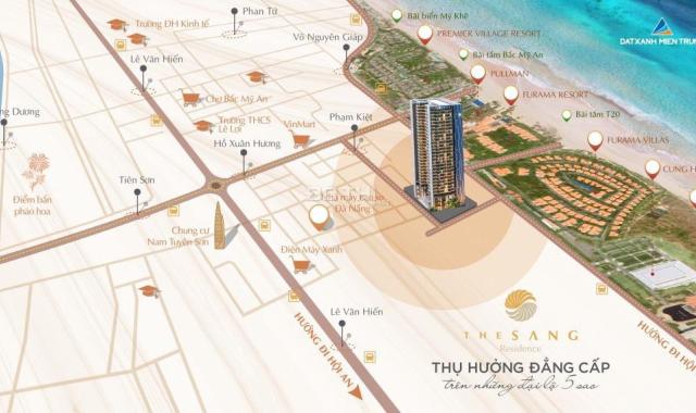 Cần vốn kinh doanh bán căn hộ The Sang Residence 3PN 105.5 m2, view trực diện biển rẻ hơn 500tr