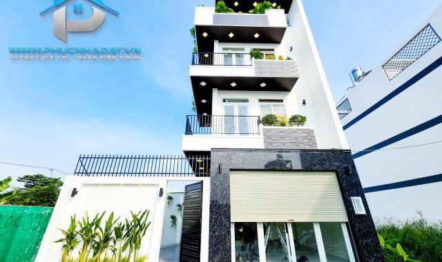 Bán nhà phố hiện đại có sân vườn đường xe hơi Huỳnh Tấn Phát - 9x17m, 0901687978 Phúc