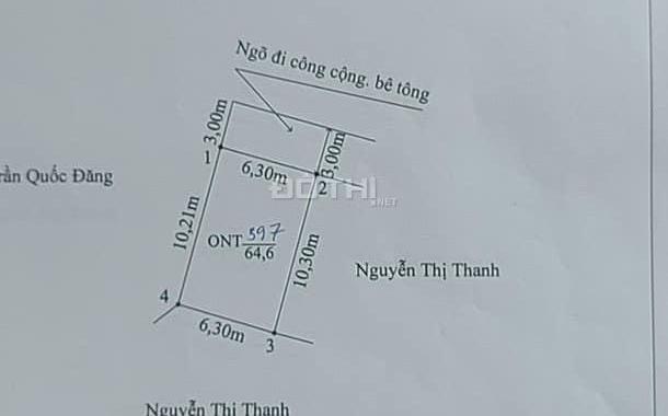 Sót 1 lô ngõ nông Kiều Hạ Quốc Tuấn An Dương(Hải phòng) Cách chục chính xã 3 bước chân