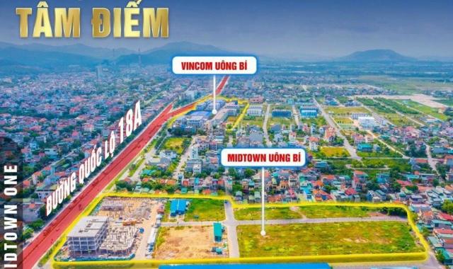 Cần tiền trả nợ bán cắt lỗ nhanh lô đất LK03 dự án Midtown One Uông Bí, trung tâm TP, cạnh VinCom