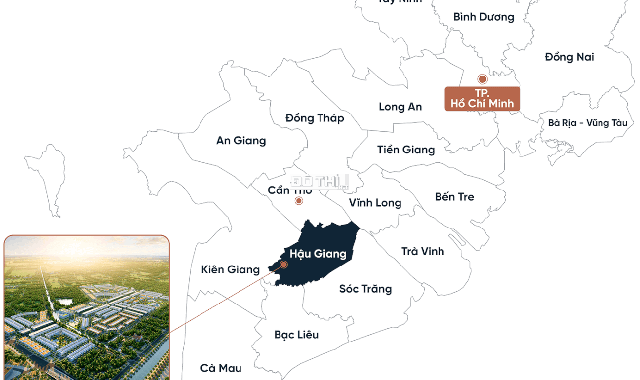 Đất nền DIC Victory Hậu Giang, đón vốn đầu tư công 450.000 tỷ ĐBSCL 2023 - chỉ từ 14 tr/m2