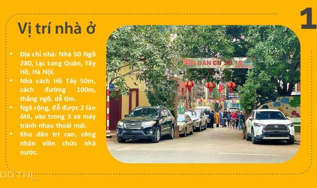 Chính chủ bán nhà Tây Hồ, cách hồ 50m (lạc Long Quân)