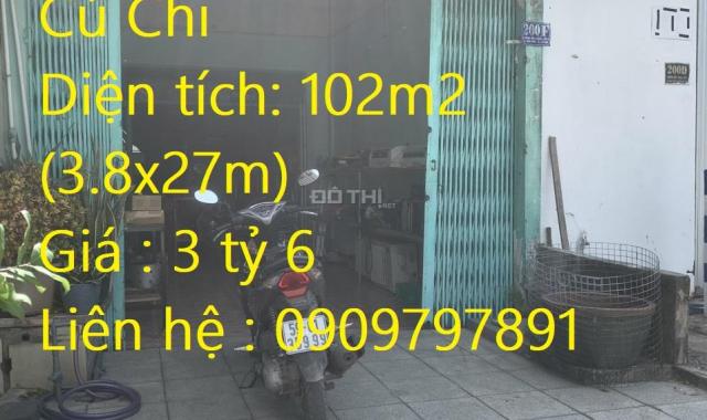 Cần Bán Căn Nhà Mặt Tiền Xã Hoà Phú - Huyện Củ Chi