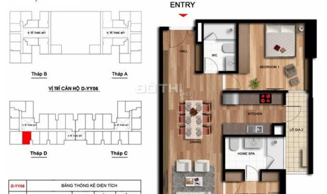 Bán căn hộ chung cư Imperia Garden 203 Nguyễn Huy Tưởng, Thanh Xuân 86m2 2PN nhà đẹp có nội thất