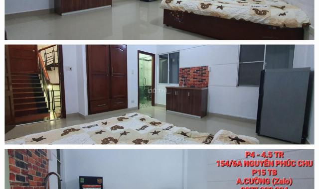 Cho thuê nhà trọ, phòng trọ tại phường 15, Tân Bình, Hồ Chí Minh diện tích 25m2 giá 4.5 triệu/tháng