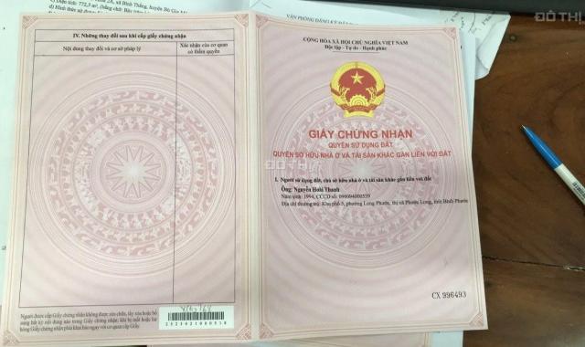 Bán đất tại Xã Bình Thắng, Bù Gia Mập, Bình Phước diện tích 1104m2