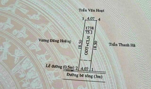 Bán đất tại 1/ đường Lê Hồng Phong, Phường Phú Hòa, Thủ Dầu Một, Bình Dương 75m2 giá 2.290 tỷ