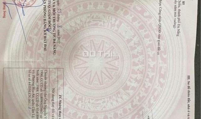 Bán lô đất kiệt Tô Hiệu, Liên Chiểu giá rẻ Giá: 1,680 tỷ