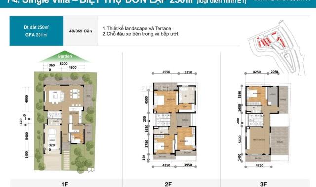 Bán biệt thự GS Zeitgeist Phước Kiển - Biệt thự đơn lập 250m2, giá tốt 26.5 tỷ