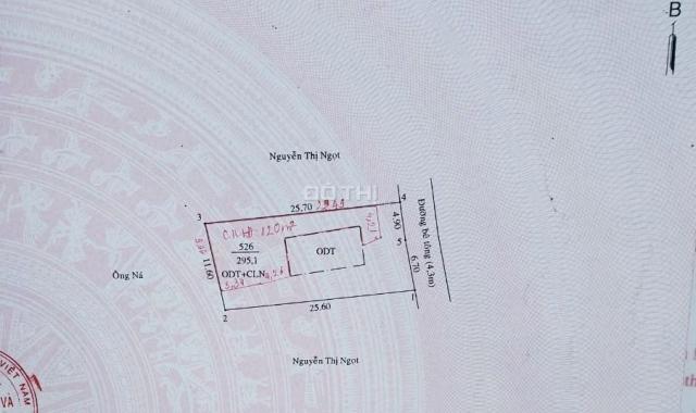 Bán đất tại đường Lê Hồng Phong (địa chất),Phường Phú Thọ,Thủ Dầu Một, Bình Dương 295m2 giá 4.2 tỷ