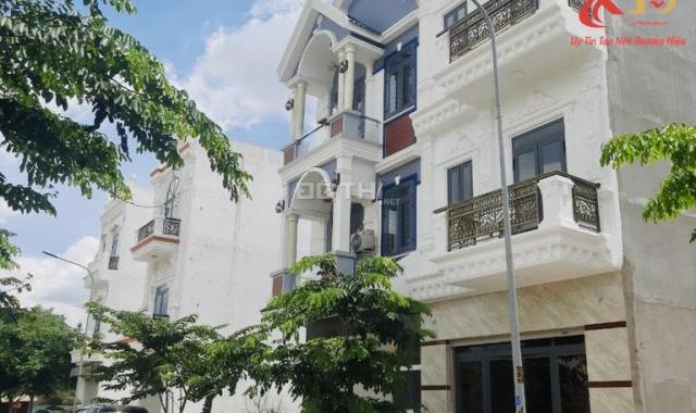 Bán Nhà 3 lầu mặt tiền dân cư Quang Huy_ Bình Chuẩn,Thuận An.Bình Dương. N240 Diện tích : 80m2 (5x1