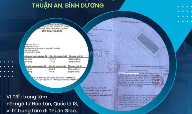 (ĐẦU TƯ) TÔI CHÍNH CHỦ CẦN BÁN ĐẤT 2 MẶT TIỀN ĐƯỜNG CỤM CÔNG NGHIỆP AN THẠCH, THUẬN AN