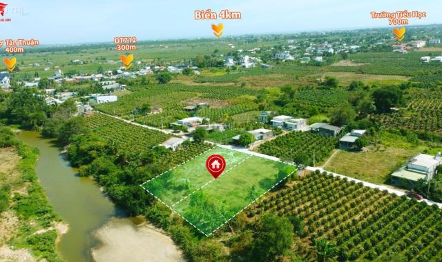 2 lô 21x38/42(862,8m2) siêu đẹp Mặt tiền sông - Hàm Thuận Nam