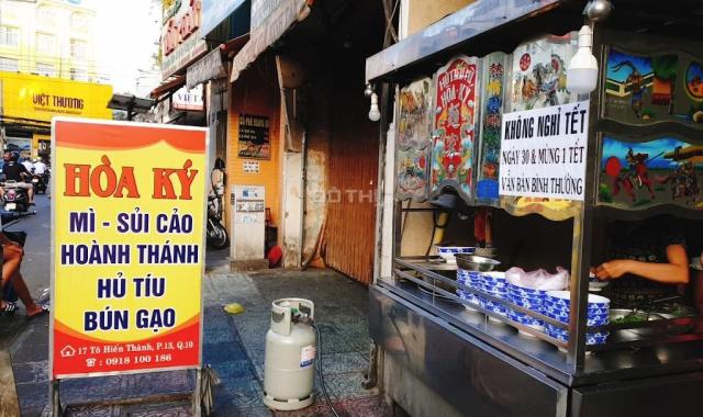 Cho thuê nhà MT Tô Hiến Thành, P13, Q10 - 4x20m, nở hậu 12m giá thuê 60tr