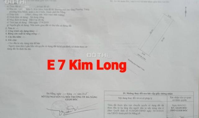 Đất khu E7 Kim Long - trục đường thông