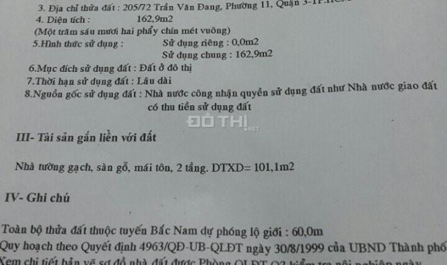 Toà nhà CHDV 205/72 Trần Văn Đang, P11, Q3 - thu nhập 4,6%/năm