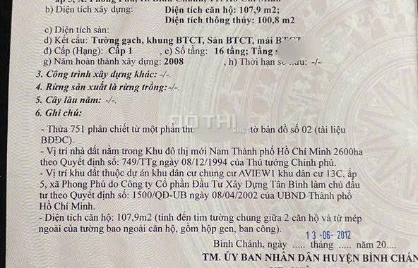 2 tỷ - A.View 1 - Bình Chánh - 107,9m2 - 3PN - SHR lâu dài - ngay làng đại học