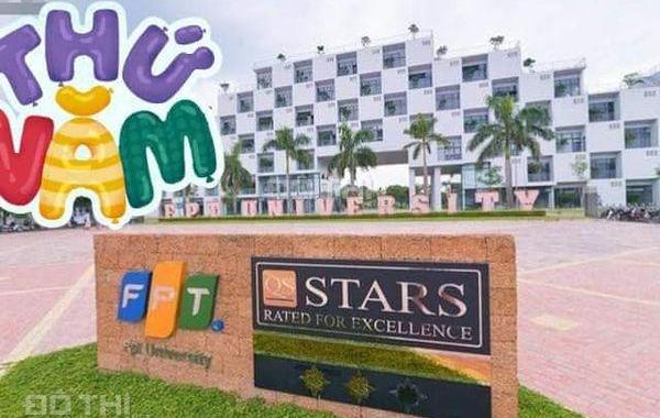 Mặt đường tân xã giáp trường ĐH FPT khu CNC Hòa Lạc