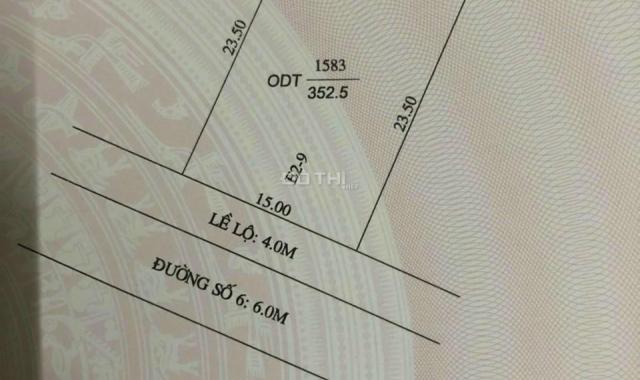 Bán nền BT 352.5m2 12 tỷ đường Số 6 - KDC Nam Long 1 - Q. Cái Răng, Cần Thơ
