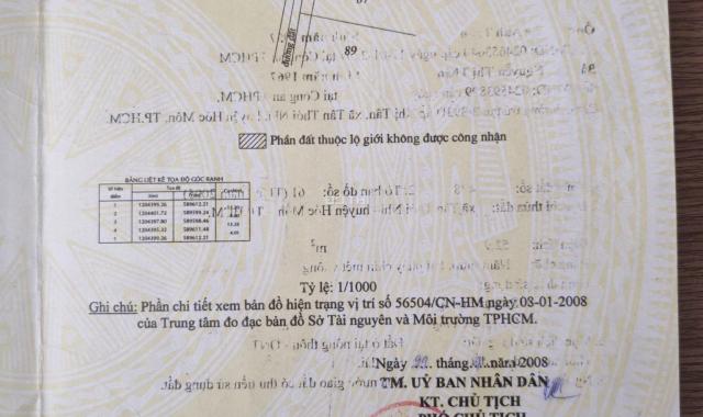 Cần bán gấp đất huyện Hóc Môn, 54m2, mặt đường 6m - TP Hồ Chí Minh giá 2,2 tỷ