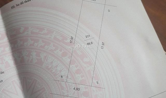 Chính chủ bán đất Quang Minh, Mê Linh, DT 88,6m2, MT 4,93m. 2 mặt thoáng cạnh nhà văn hóa