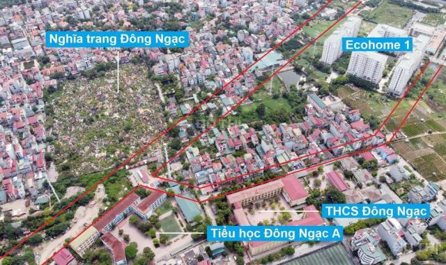 Cần bán gấp nhà đất phố Đông Thắng Đông Ngạc 106m2, MT 6m, mặt phố lớn từ Tân Xuân sang Thuỵ Phương