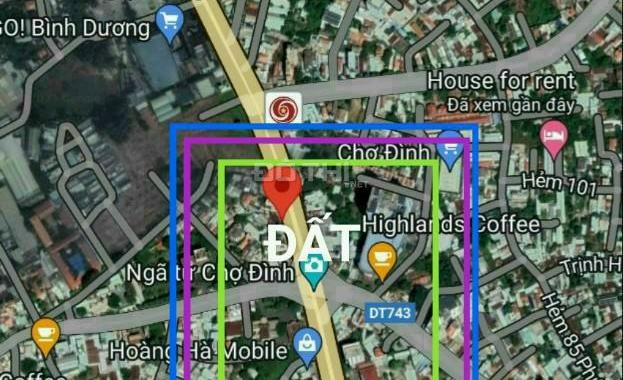 Chủ kẹt tiền giảm từ 36 tỷ còn 32 tỷ cho lô đất MT Đại Lộ Bình Dương ngã tư Chợ Đình- Thủ Dầu Một