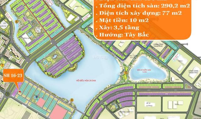 Bán biệt thự đơn lập góc vip khu San Hô, DT 224 m2 Vinhomes Ocean Park Gia Lâm Hà Nội