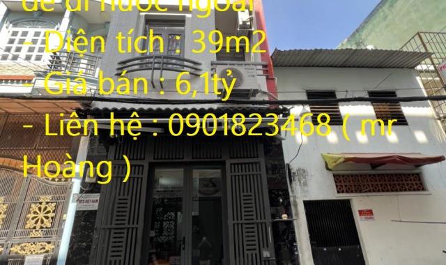 Bán nhà riêng tại Đường Khuông Việt, Phường Phú Trung, Tân Phú, Hồ Chí Minh diện tích 39m2