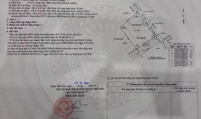 Bán đất tại Đường Bình Chiểu, Phường Bình Chiểu, Thủ Đức, Hồ Chí Minh diện tích 501m2