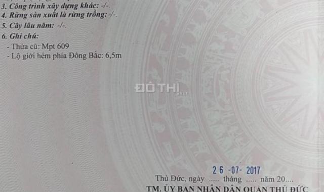 Bán đất tại Đường 12, Phường Tam Bình, Thủ Đức, Hồ Chí Minh diện tích 52m2 giá 4.2 Tỷ