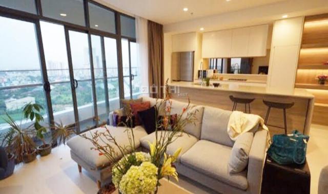 Cho thuê căn hộ City Garden tầng cao 3pn, 146m2 bàn giao đầy đủ nội thất