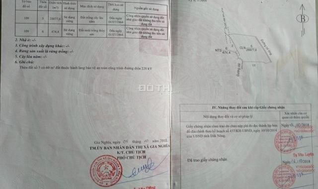 BÁN LÔ ĐẤT RỘNG TẠI XÃ ĐĂK NIA, TP GIA NGHĨA, ĐĂK NÔNG - GIÁ ĐẦU TƯ F0