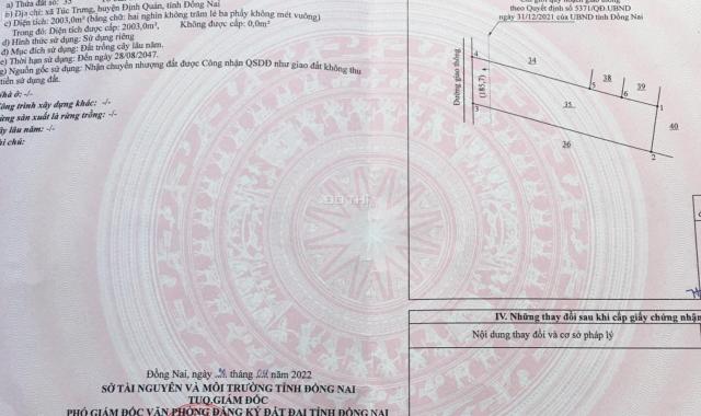 Mình chính chủ cần bán gấp 2 sào vườn trái cây đất gần Quốc Lộ 20 KCN định quán đồng nai giá 600tr
