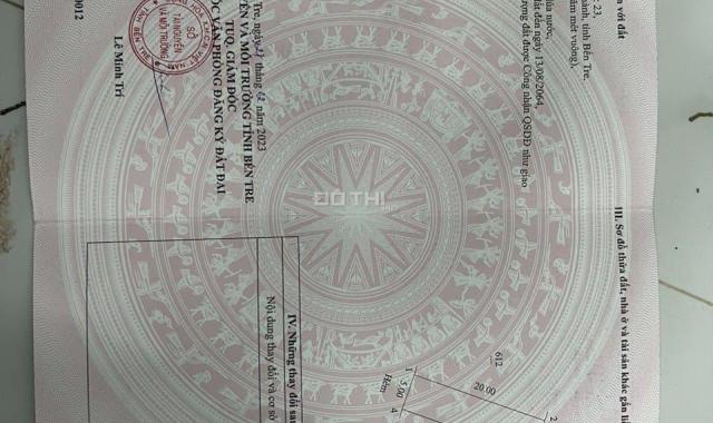 Bán nhà riêng hem Đường Huỳnh Tấn Phát, Xã Hữu Định, Châu Thành, Bến Tre diện tích 100m2 giá 900 Tr