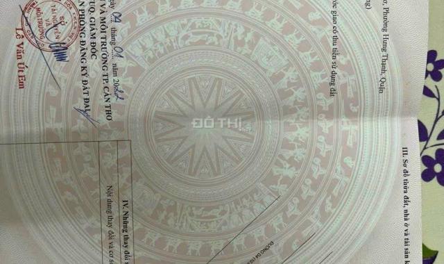 Bán Cặp Nền Đường D4 Kdc Hồng Loan, P.Hưng Thạnh, Q.Cái Răng, Cần Thơ .