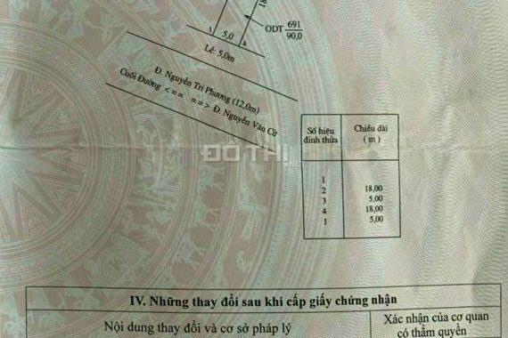 Bán nền mặt tiền Nguyễn tri phương- có sẵn 5 căn nhà trọ thu nhập 14tr/ tháng