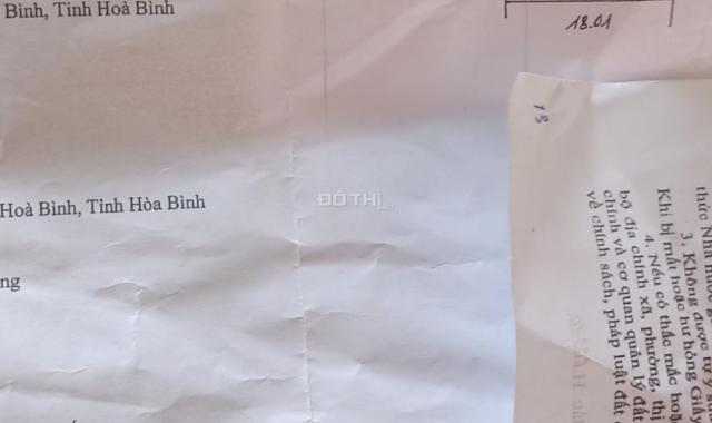 Cần bán nhà tổ 3. Phường Thái Bình. TP. Hòa Bình