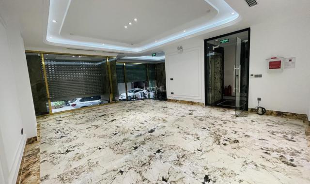 Cần bán gấp nhà phố Dương Khuê 94m2, 8T, MT 9.5m thang máy, phân lô vỉa hè ô tô tránh, kinh doanh