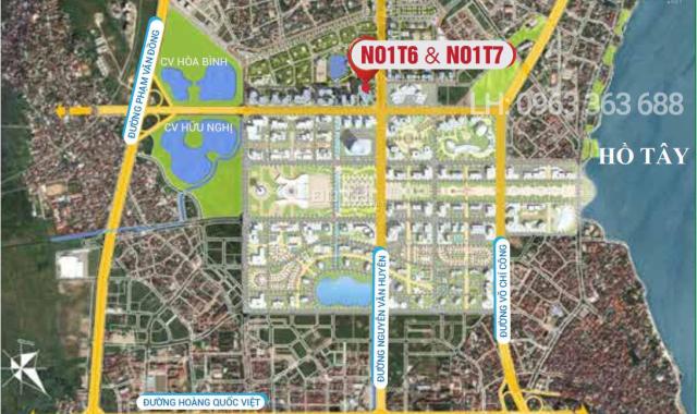 Bán Căn 06 toà N01T7 Han jadin Ngoại Giao Đoàn, 3 phòng ngủ 126m2 Giá không thể rẻ hơn được nữa
