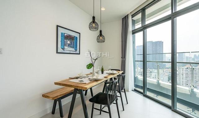 Cho thuê căn hộ City garden view thành phố kết cấu 3PN, 136m2