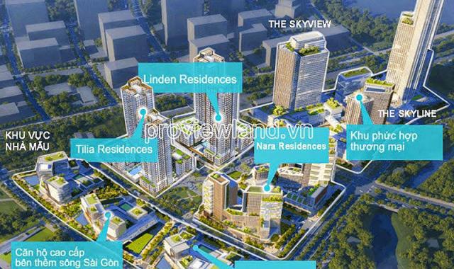 Empire City Thủ Thiêm cho thuê căn hộ có diện tích 127m2, thiết kế 3 phòng ngủ