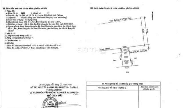 Chính Chủ Bán 3 Nền Liền Kề Sổ Hồng Riêng MT Gần Tuyến Cao Tốc Cà Mau-Cần Thơ