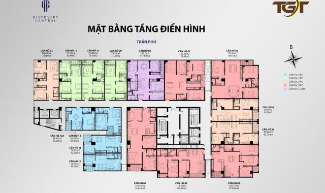Gia đình cần bán căn hộ 03 căn góc DT 119.5m2 3PN đẹp nhất tại số 8B Lê Trực Ba Đình. LH 0936117955