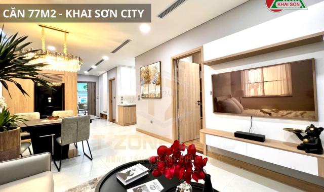 Căn 2PN 77,51m2 giá tốt nhất dự án Khai Sơn City chỉ 2.9 tỷ chiết khấu lên đến 20,5% - htls 0%18th