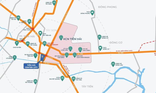 Bán đất nền dự án tại Dự án Tiền Hải Center City, Tiền Hải, Thái Bình diện tích 100m2 giá 17 Triệu
