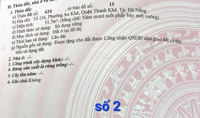 Bán nhà 3 tầng k241 Nguyễn Phước Nguyên, Thanh Khê, Đà Nẵng