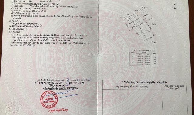 Bán đất An Khánh dự án Thời Báo Kinh Tế Sài Gòn đường Lương Định Của Q.2 (173m2) 24 tỷ