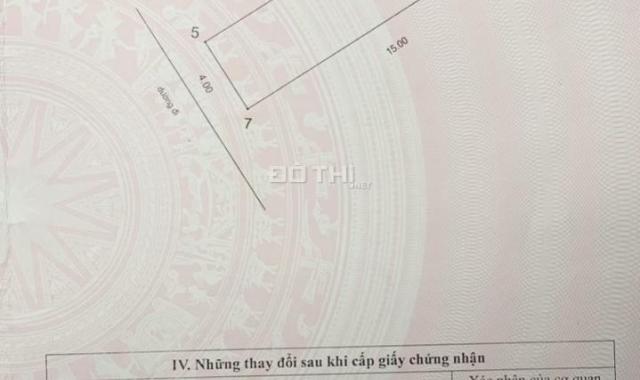 Nhà 4T xây thô Tổng cục 5 Tân Triều Thanh Trì 60m2, 10.75 tỷ
