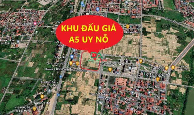 BÁN ĐẤT ĐẤU GIÁ A5 UY NỖ ĐÔNG ANH - KHU VƯỜN ĐÀO KINH DOANH